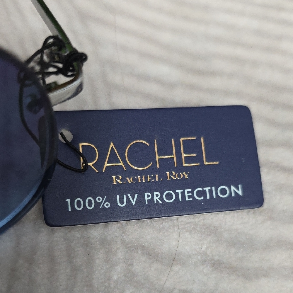 Rachel Roy Blue Aviator Sunglasses - Picture 3 of 8